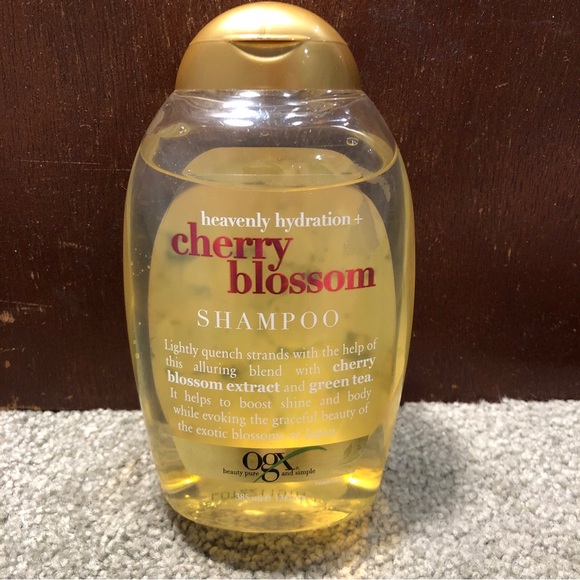 OGX Heavenly Hydration + Cherry Blossom Shampoo with Green Tea, 13oz - Picture 1 of 8